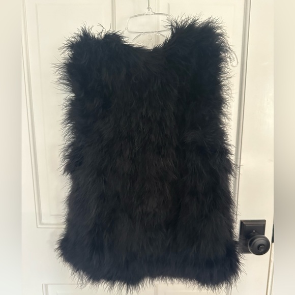 Club Monaco Violet Feather Vest in Black size S - Picture 2 of 4